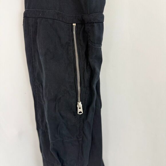 Aritzia Wilfred Free Valletta Overalls XS Black Workwear Drape Twill EUC B54 - Picture 5 of 7